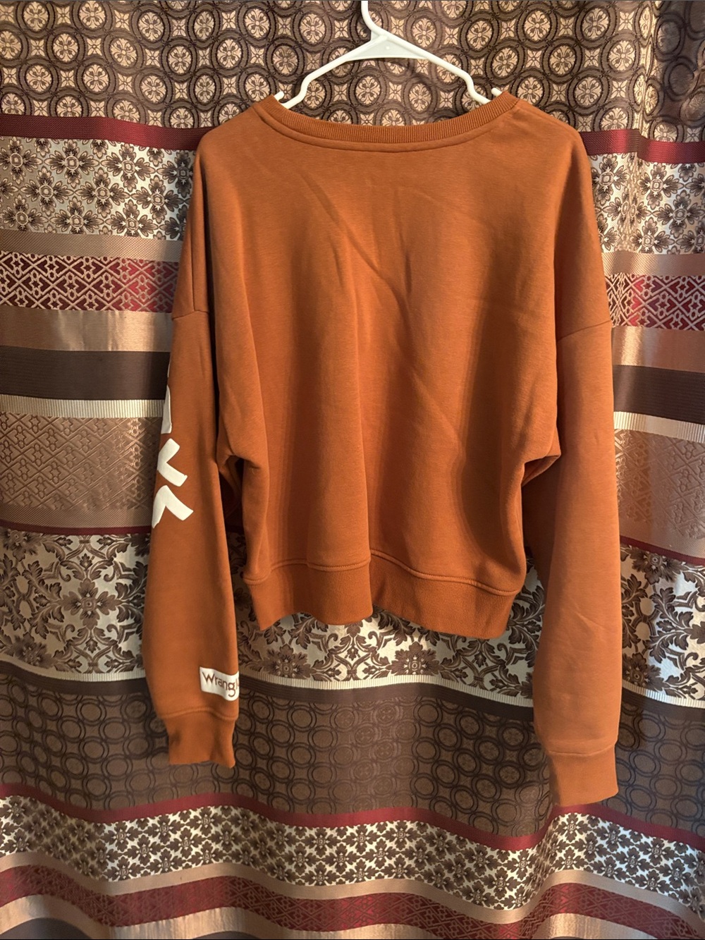 Wrangler “Long Live Cowboys”Sweatshirt with White Lettering - Picture 3 of 5